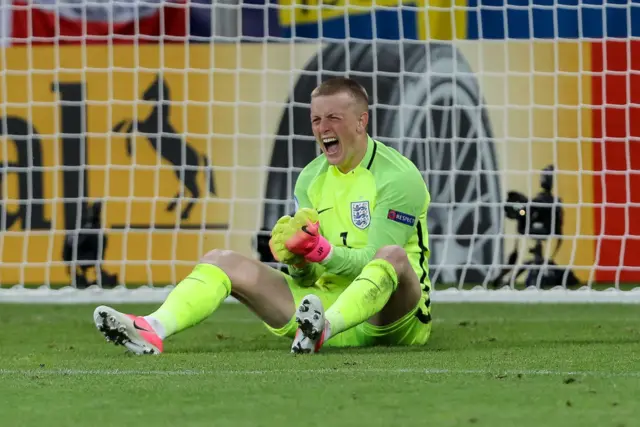 Jordan Pickford on his debut in 2017