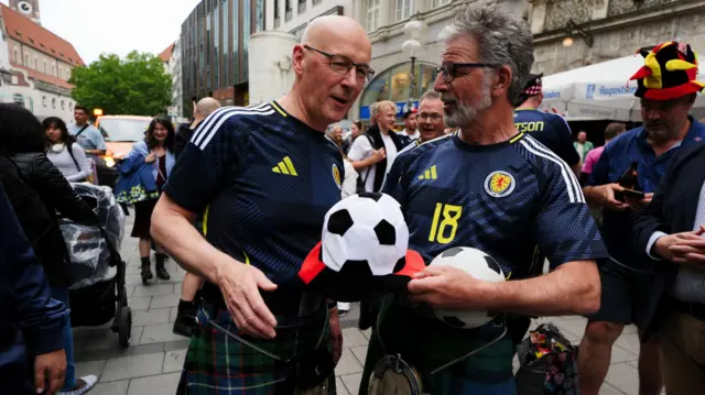 John Swinney in Germany last week for Scotland's Euro 2024 opener, which they lost 5-1 to the hosts