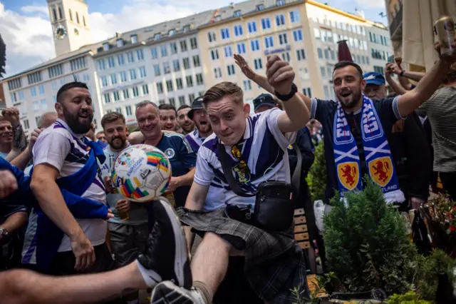 Scotland fans in Munich