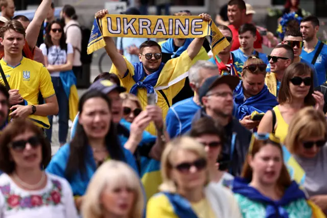 Ukraine fans