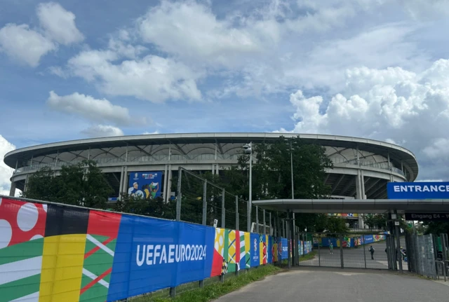 Frankfurt Stadion outside