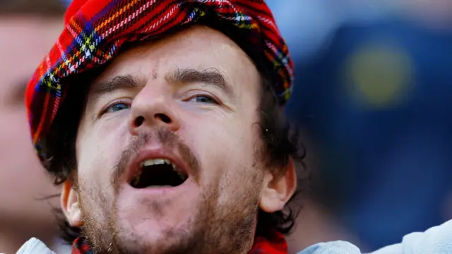 A Scotland fan