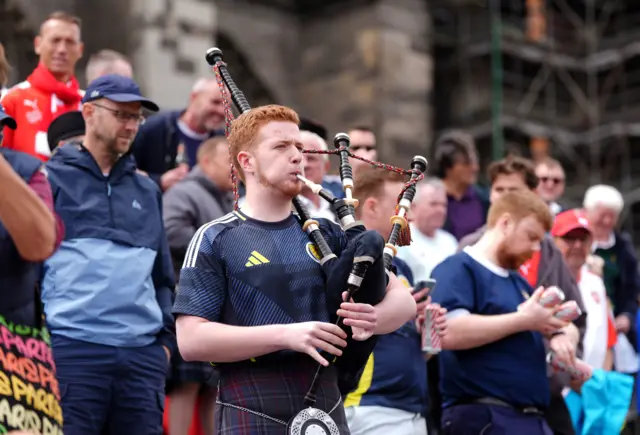 Scotland fans in Cologne