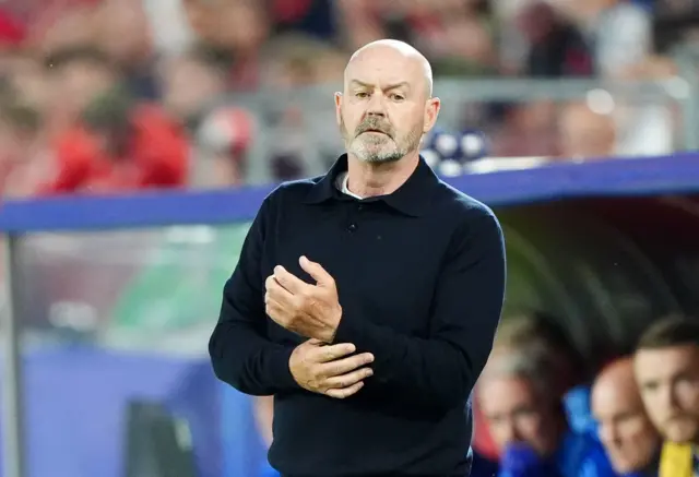 Scotland head coach Steve Clarke