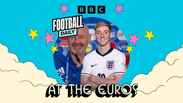 Football daily 'at the Euros' graphic