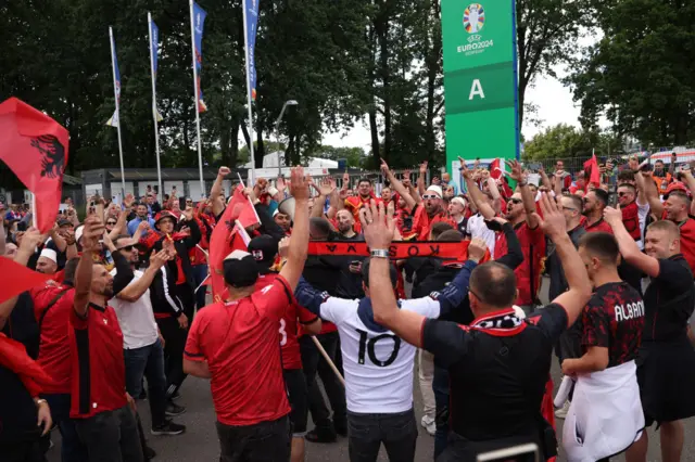 Albania fans