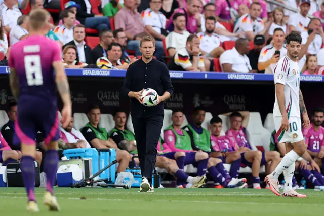 Julien Nagelsmann looks on