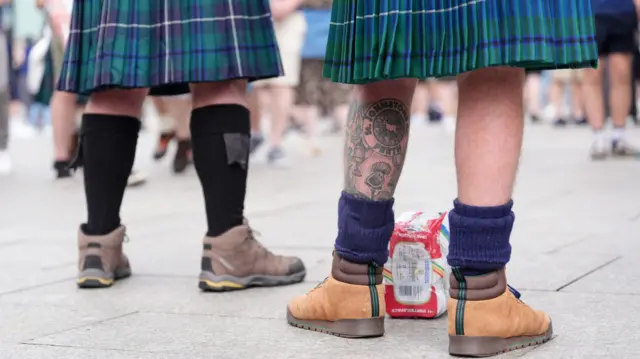 Scotland fans in Cologne