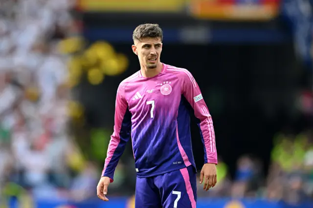 Kai Havertz of Germany looks on