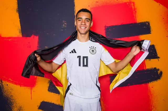 Jamal Musiala of Germany poses for a portrait