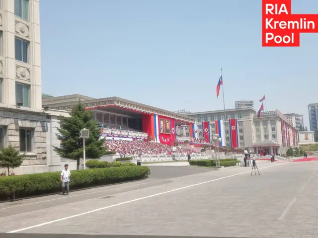 Kim Il Sung Square in Pyongyang