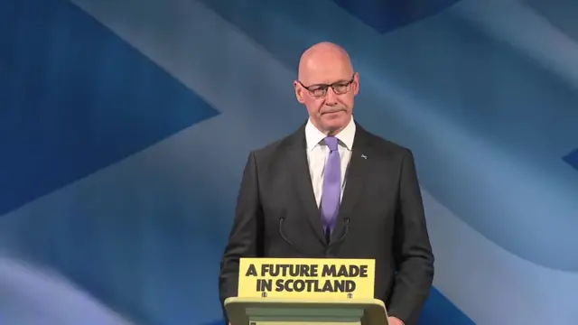 John Swinney launches SNP manifesto