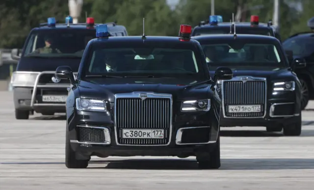 Vladimir Putin's Aurus Senat limousine