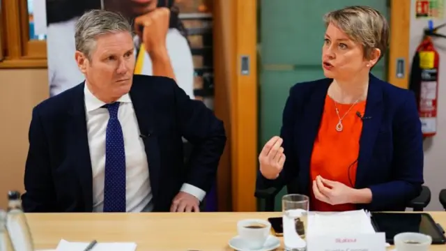 Sir Keir Starmer and Yvette Cooper