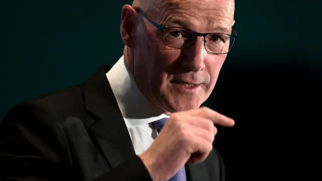 Scottish National Party Leader John Swinney during the SNP General Election Campaign launch