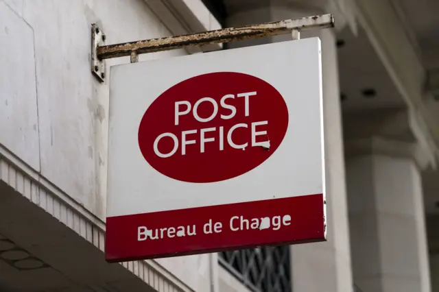 Post office sign