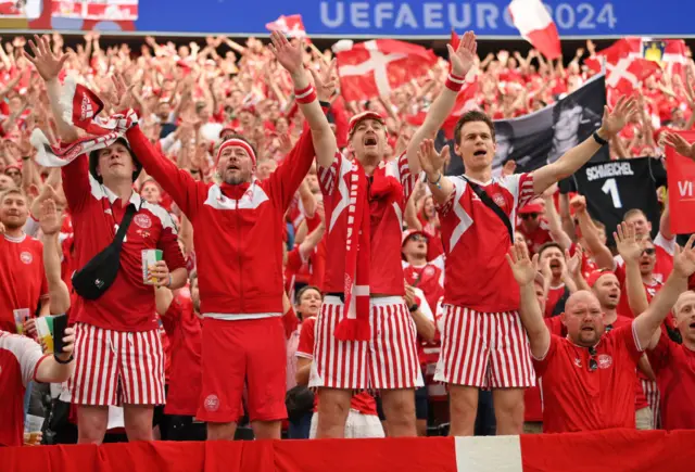 Denmark fans