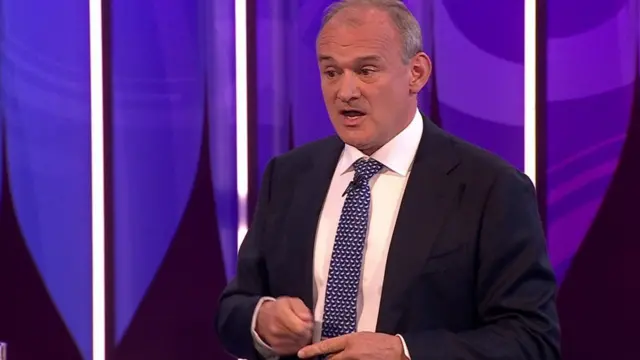 Ed Davey responds to question about tuition fees