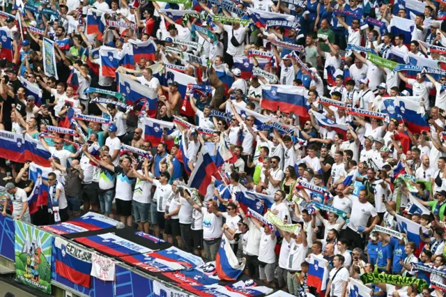 Slovenia fans