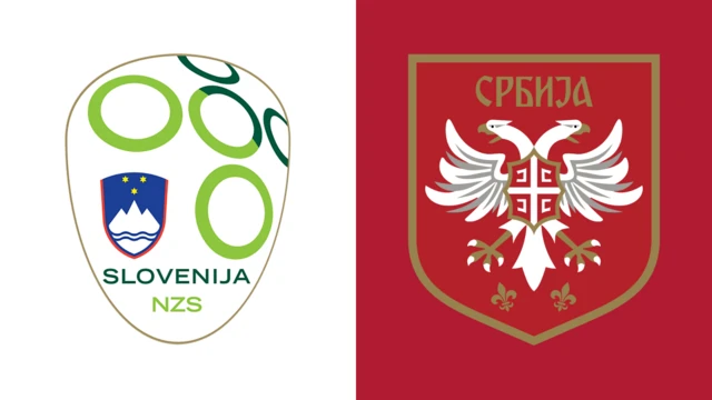 Slovenia v Serbia graphic