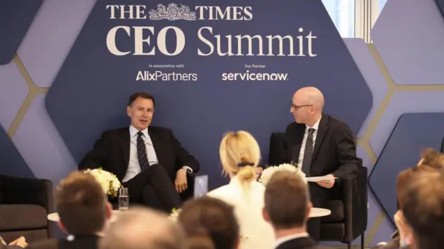 Jeremy Hunt joins the Times CEO Summit