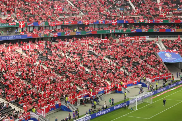 Denmark fans