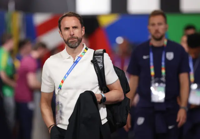 Gareth Southgate at Frankfurt Arena