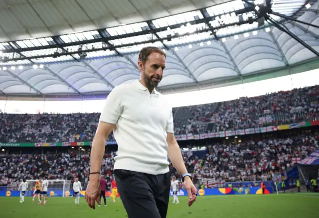 Gareth Southgate in Frankfurt