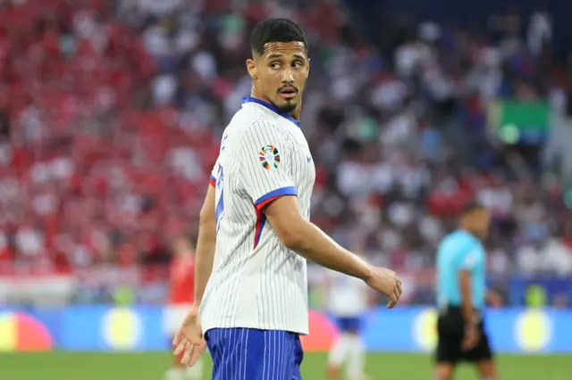 William Saliba playing for France