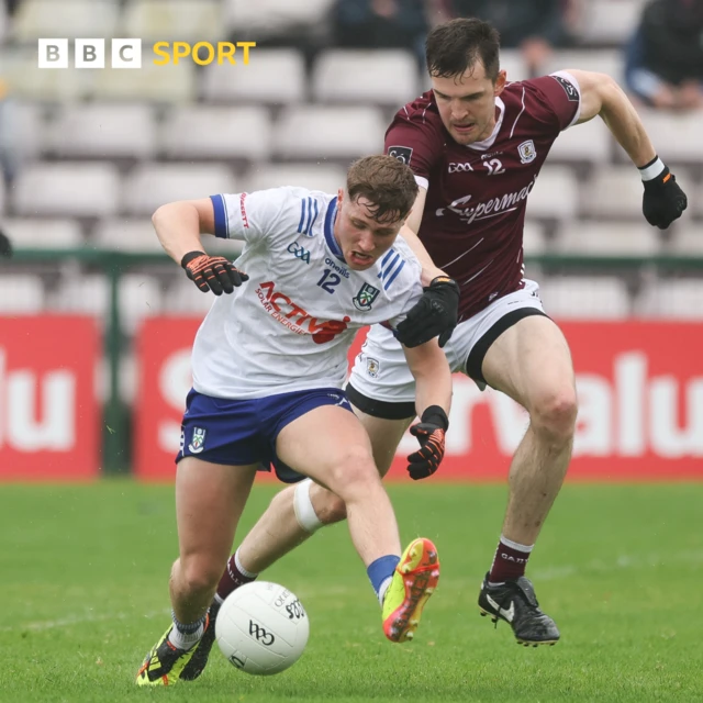 Action from Galway against Monaghan