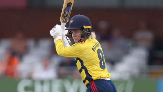 Georgia Redmayne batting for South East Stars