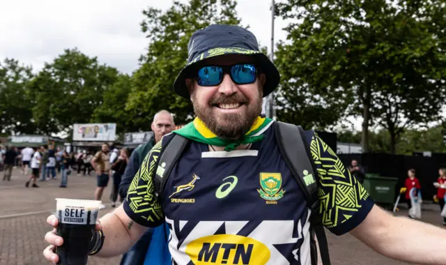 South African fan