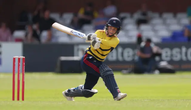 Georgia Redmayne batting for South East Stars