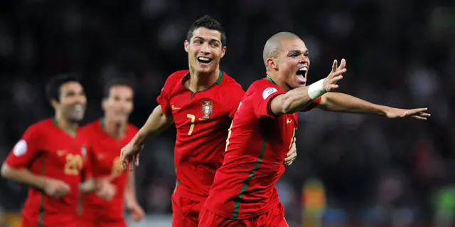 Ronaldo and Pepe