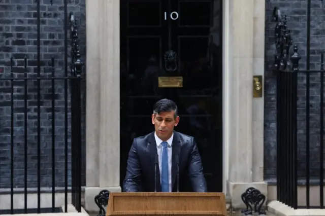 Rishi Sunak in Downing Street