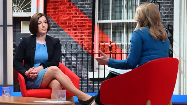 Bridget Phillipson  and Laura Kuenssberg