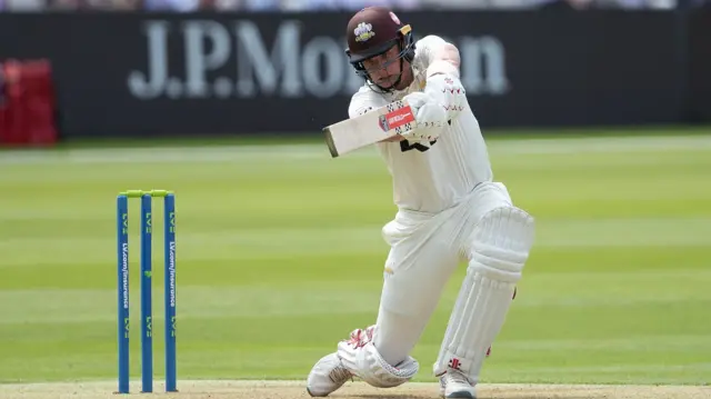 Jamie Smith batting for Surrey