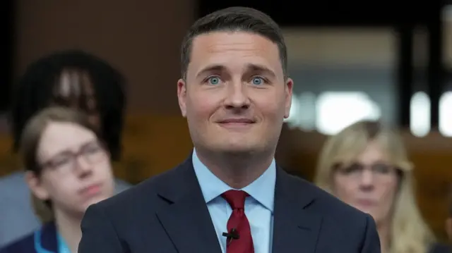 Shadow health secretary Wes Streeting smiling