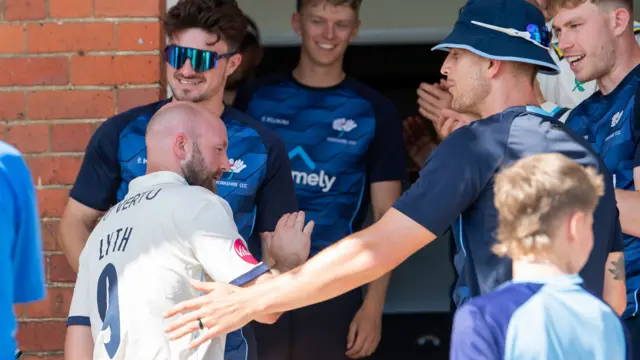 Adam Lyth returns to the dressing room