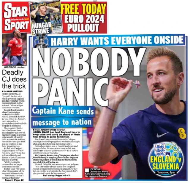 Daily Star back page