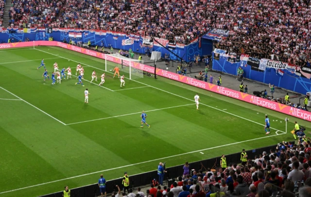 General view during the match