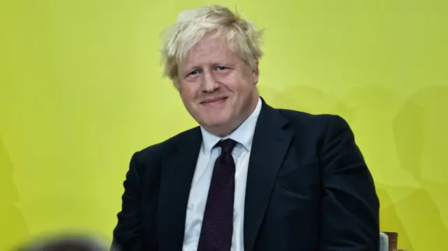 Boris Johnson, former prime minister of the United Kingdom