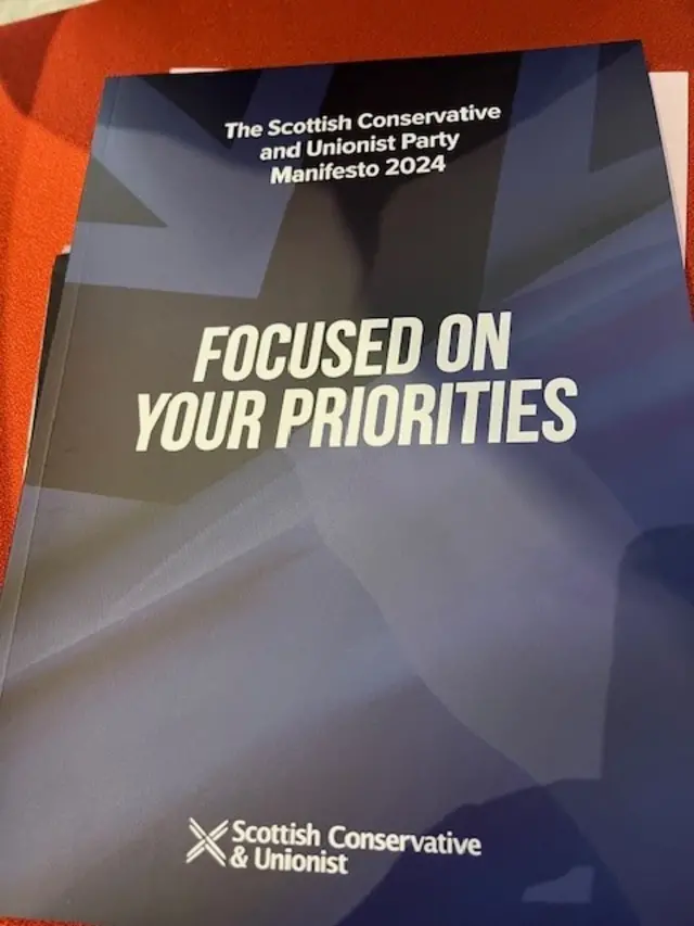 Scottish Conservative manifesto