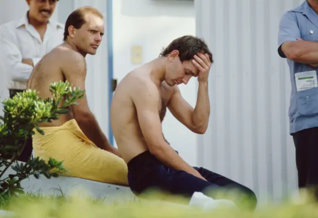 Dejected England players Ray Wilkins (l) and Bryan Robson react after the FIFA 1986 Group stage goalless draw against Morocco