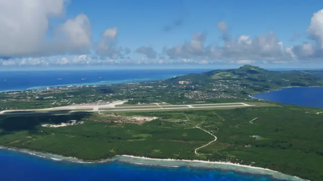 Saipan from the air