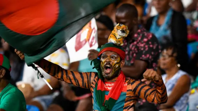 A Bangladesh fan at the T20 World Cup