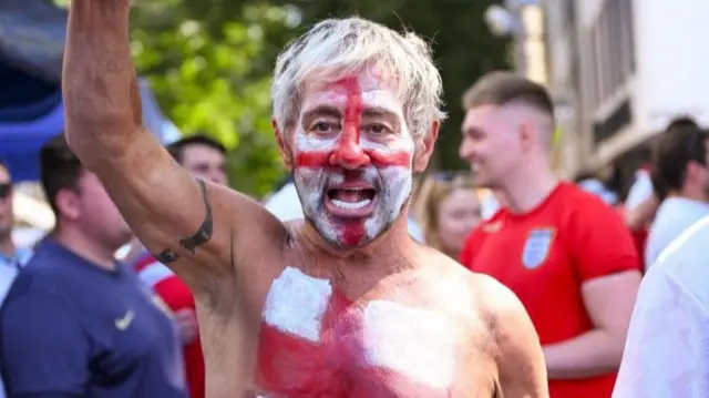 England fan in Cologne