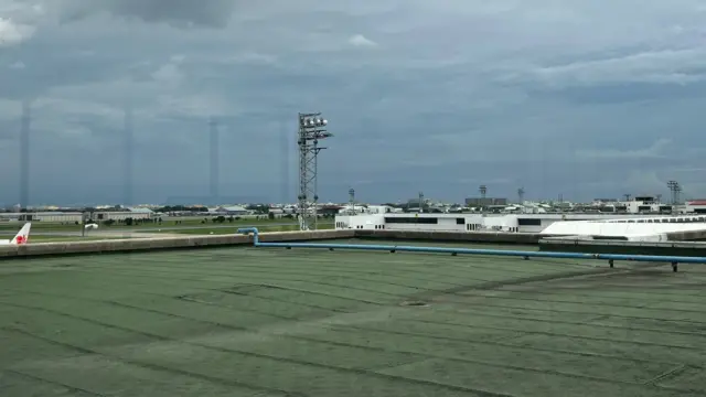 View from the observation deck at Bangkok's international airport