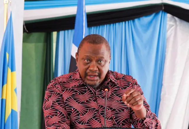 Kenya's former President Uhuru Kenyatta