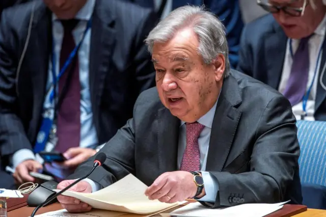 United Nations Secretary-General Antonio Guterres